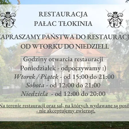Üdülőközpont Palac Tlokinia 4*
